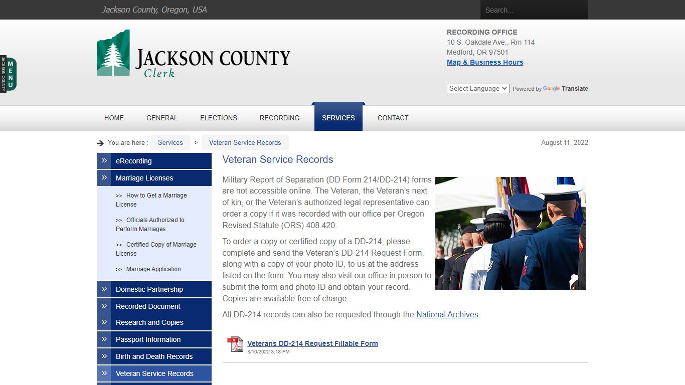 Clerk - Jackson County, Oregon > Services > State Vital ...